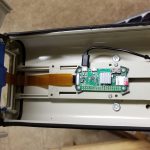 Interior of the camera enclosure, lots of extra space