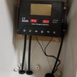 Charge Controller, installed in the enclosure