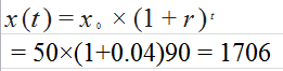 Exponential Growth Rate Formula